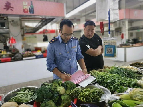 河头镇开展农贸市场食品安全追溯检查工作