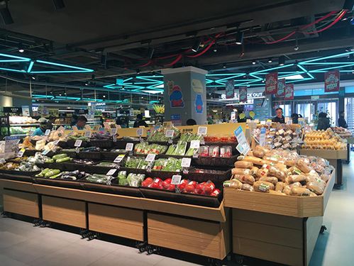 生鲜超市 农贸市场的黄昏